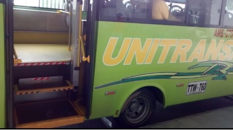 Bus del TPC con rampa movilizará personas con discapacidad