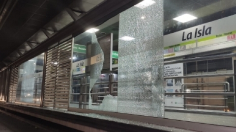 Metrolínea S.A. rechaza todo tipo de vandalismo, cinco estaciones afectadas