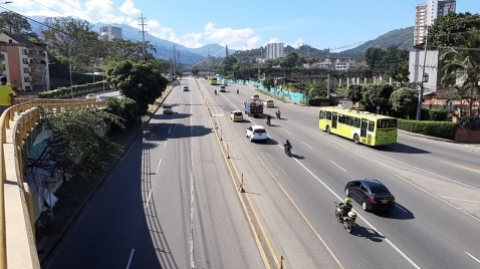 Cierre de la autopista por inicio de obras de Metrolínea en el sector ‘PQP’